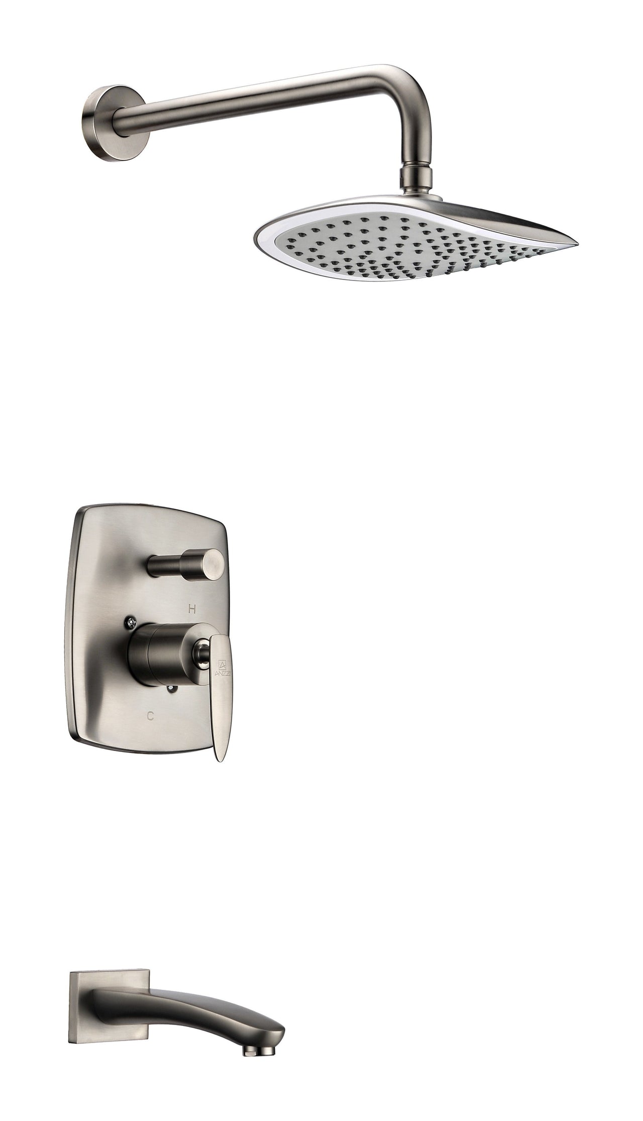 ANZZI Tempo Series L-AZ026BN Tub Shower Sets Tub Shower Sets ANZZI 