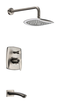 Thumbnail for ANZZI Tempo Series L-AZ026BN Tub Shower Sets Tub Shower Sets ANZZI 