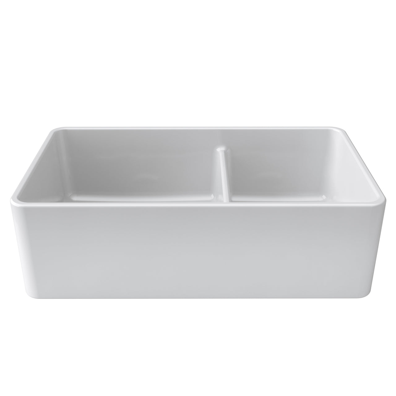 Latoscana LTD3319W Farmhouse Kitchen Sink in FIRECLAY Finish Kitchen Sink Latoscana 