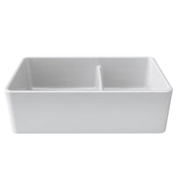 Thumbnail for Latoscana LTD3319W Farmhouse Kitchen Sink in FIRECLAY Finish Kitchen Sink Latoscana 