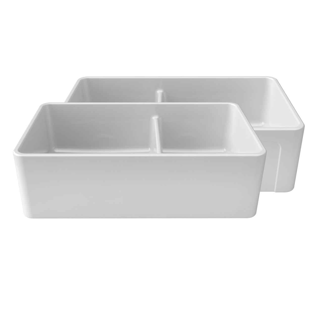 Latoscana LTD3319W Farmhouse Kitchen Sink in FIRECLAY Finish Kitchen Sink Latoscana 