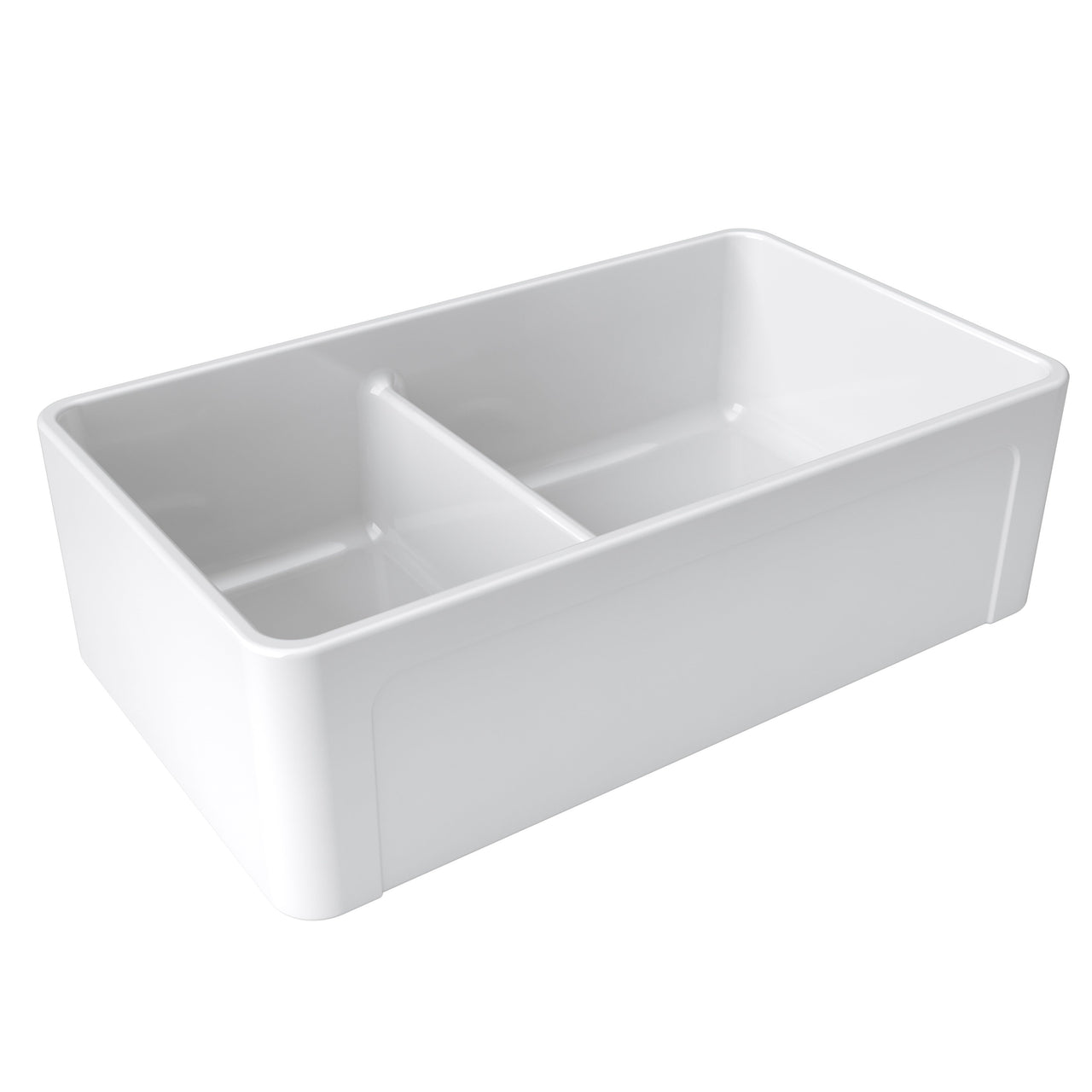 Latoscana LTD3319W Farmhouse Kitchen Sink in FIRECLAY Finish Kitchen Sink Latoscana 