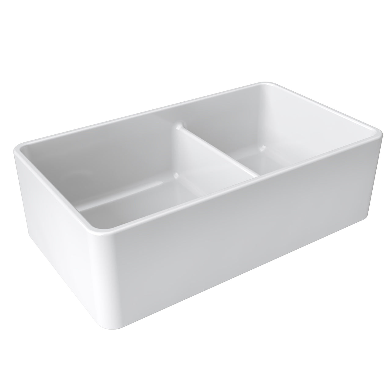 Latoscana LTD3319W Farmhouse Kitchen Sink in FIRECLAY Finish Kitchen Sink Latoscana 