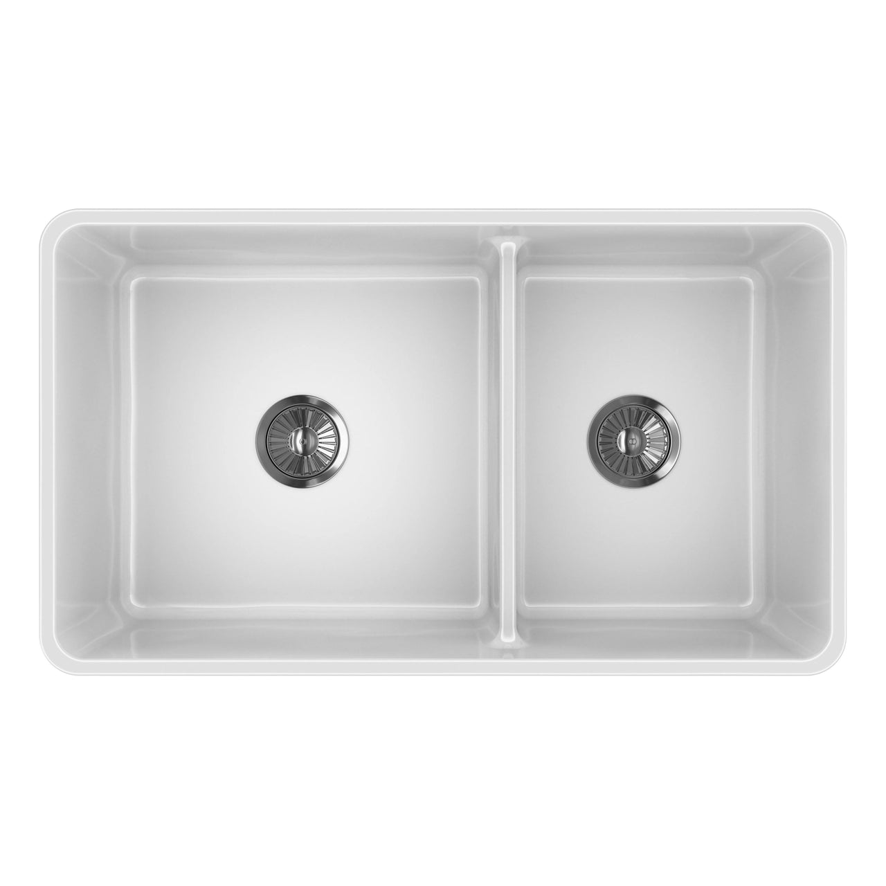 Latoscana LTD3319W Farmhouse Kitchen Sink in FIRECLAY Finish Kitchen Sink Latoscana 