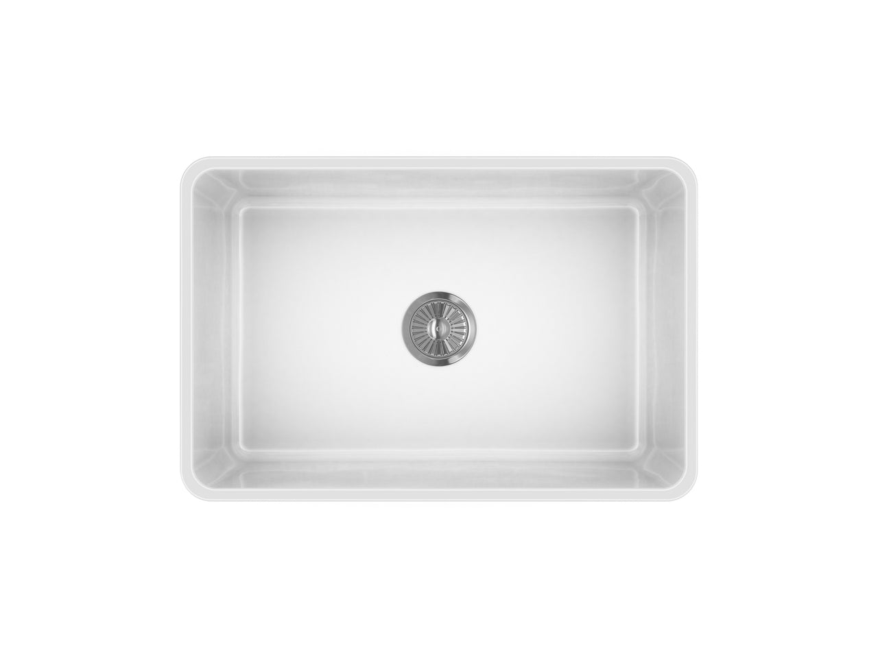 Latoscana LTW2718W Farmhouse Kitchen Sink in FIRECLAY Finish Kitchen Sink Latoscana 