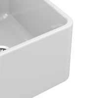 Thumbnail for Latoscana LTW3019W Farmhouse Kitchen Sink in FIRECLAY Finish Kitchen Sink Latoscana 