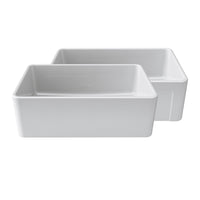 Thumbnail for Latoscana LTW3019W Farmhouse Kitchen Sink in FIRECLAY Finish Kitchen Sink Latoscana 