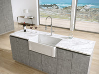 Thumbnail for Latoscana LTW3019W Farmhouse Kitchen Sink in FIRECLAY Finish Kitchen Sink Latoscana 
