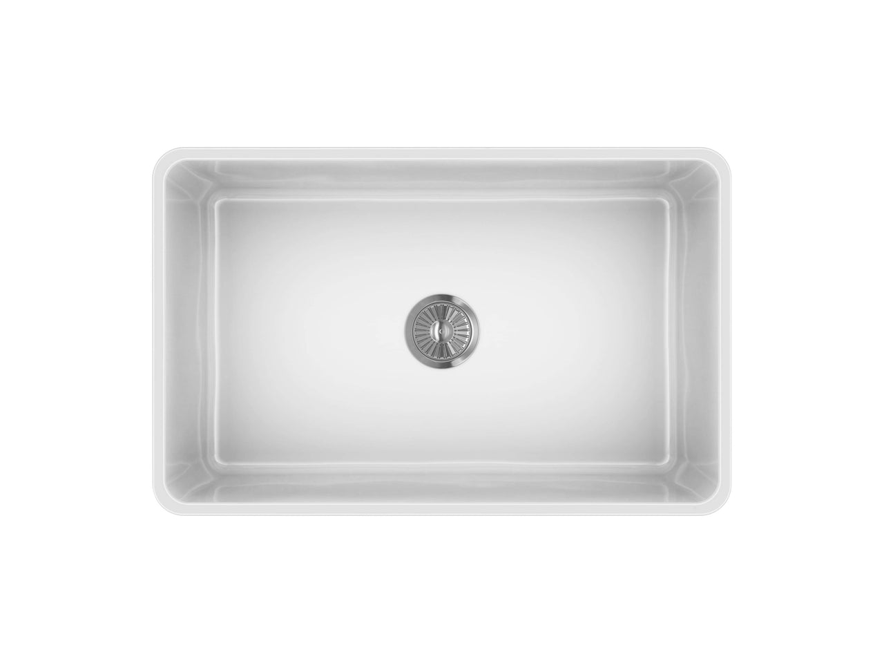 Latoscana LTW3019W Farmhouse Kitchen Sink in FIRECLAY Finish Kitchen Sink Latoscana 
