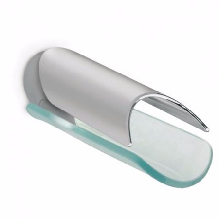 Latoscana Morgana Tub Spout With Glass Spout In A Chrome Finish bathtub faucets Latoscana 