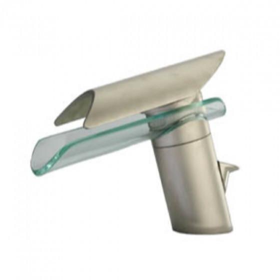 Latoscana Morgana Single Handle Lavatory Faucet In Brushed Nickel Finish touch on bathroom sink faucets Latoscana 