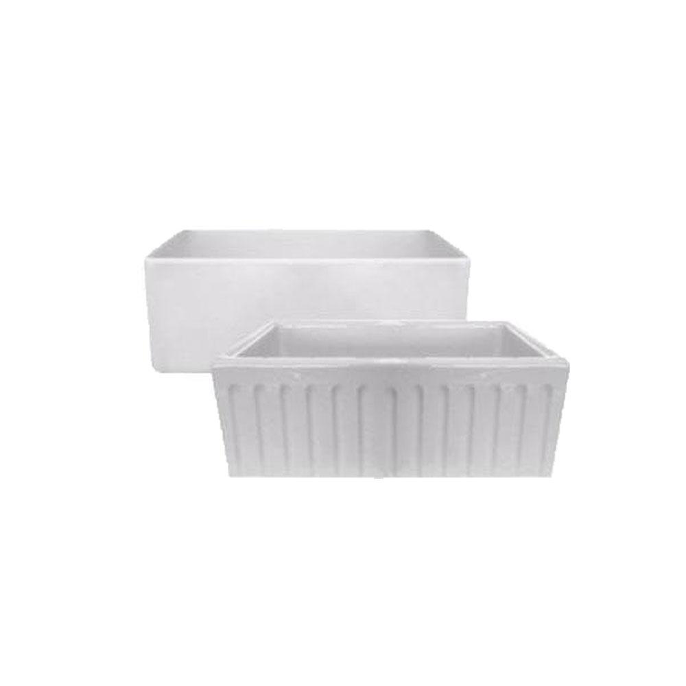 Latoscana LFS3318W Kitchen Sink in FIRECLAY Finish Kitchen Sinks Latoscana 