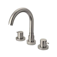 Thumbnail for Latoscana Elba Roman Tub With Lever Handles In A Brushed Nickel Finish bathtub and showerhead faucet systems Latoscana 