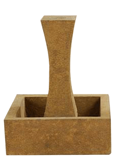 Luna Outdoor Cast Stone Garden Fountain No Ball Fountain Tuscan 