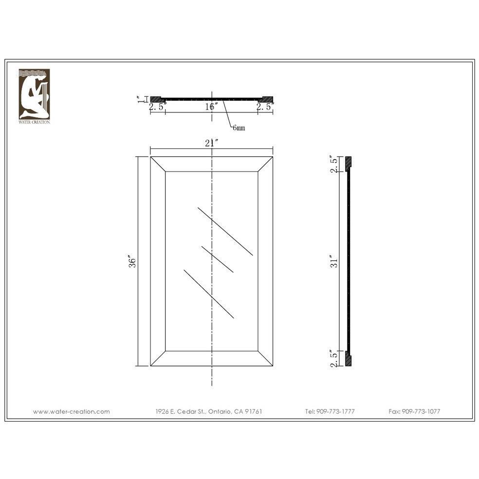 Madalyn 24" Espresso Single Sink Vanity With Matching Framed Mirror And Faucet Vanity Water Creation 