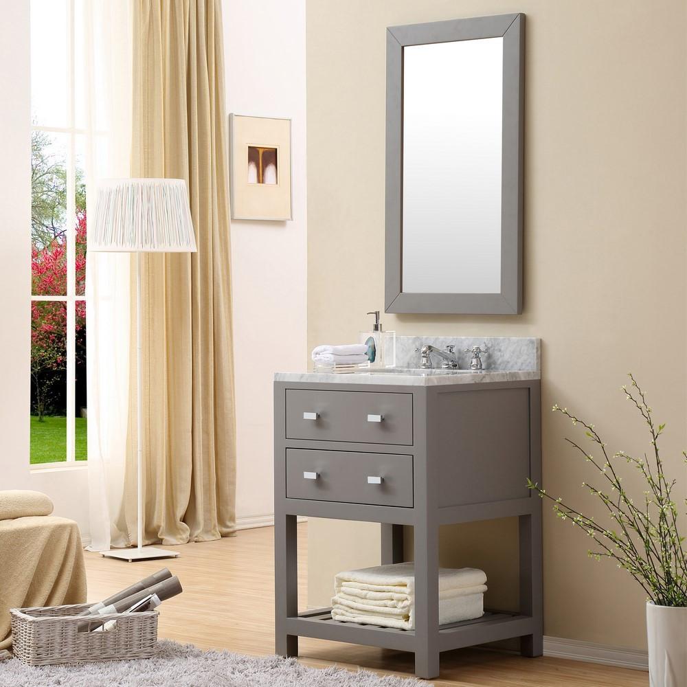 Madalyn 24" Cashmere Grey Single Sink Bathroom Vanity Only Vanity Water Creation 