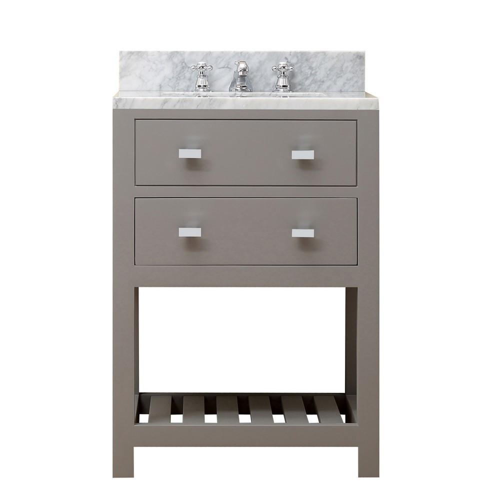 Madalyn 24" Cashmere Grey Single Sink Bathroom Vanity Only Vanity Water Creation 