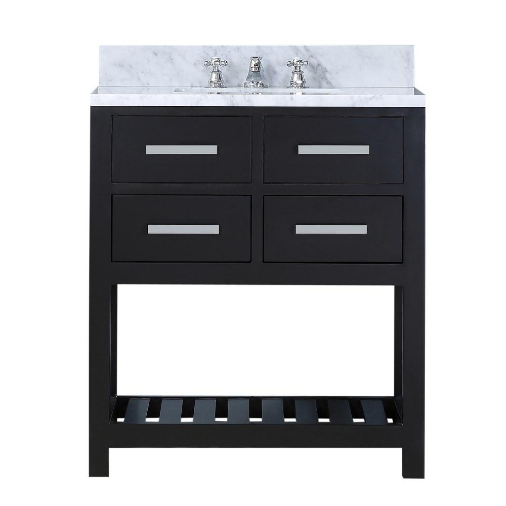 Madalyn 30" Espresso Single Sink Bathroom Vanity Only Vanity Water Creation 