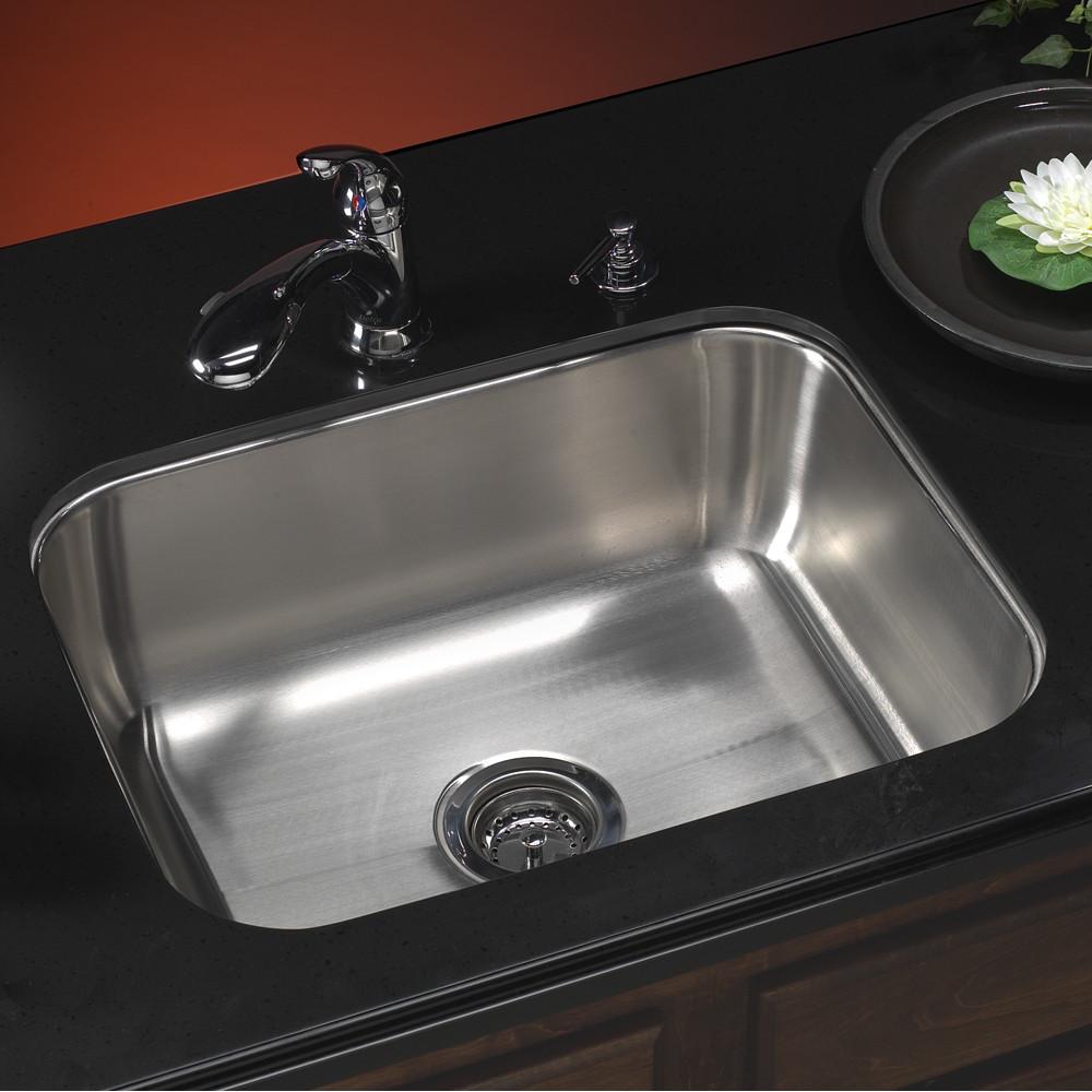 Houzer Medallion Classic Series Undermount Stainless Steel Single Bowl Kitchen Sink Kitchen Sink - Undermount Houzer 