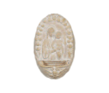 Madonna Holy Water Cast Stone Outdoor Asian Collection Wall Ornament Tuscan 