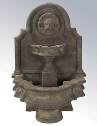 Thumbnail for Mascaron Wall Cast Ston Outdoor Garden Fountains With Spout Fountain Tuscan 