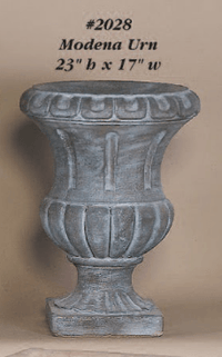 Thumbnail for Modena Urn Cast Stone Outdoor Garden Planter Planter Tuscan 