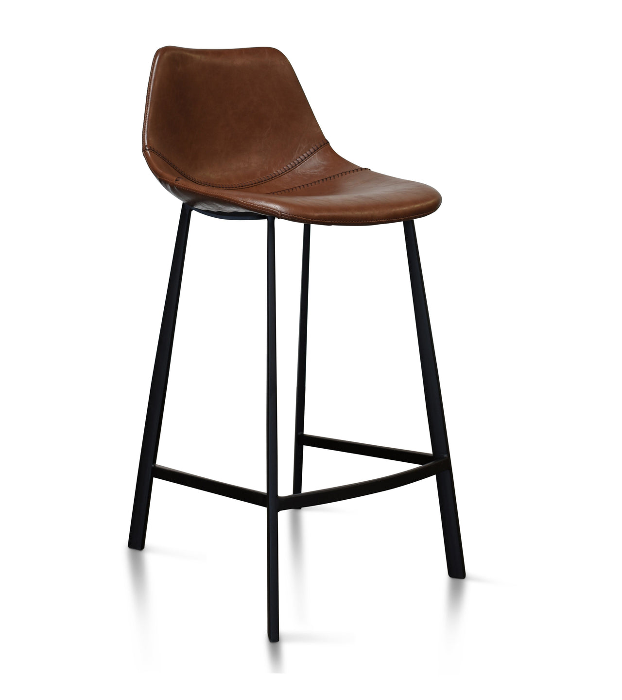 Pablo Bar Stool, Chestnut Brown, Set of 2 Bar Stool Gingko 