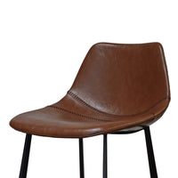Thumbnail for Pablo Bar Stool, Chestnut Brown, Set of 2 Bar Stool Gingko 