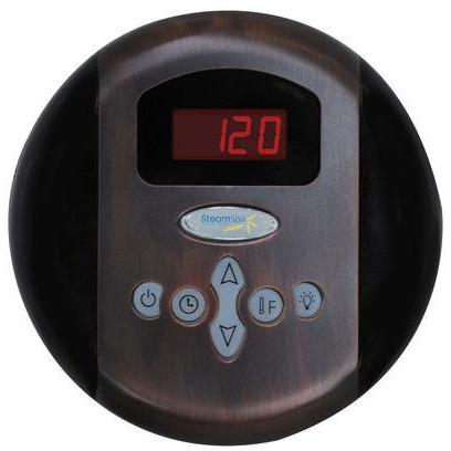 SteamSpa Royal 9 KW QuickStart Acu-Steam Bath Generator Package with Built-in Auto Drain in Oil Rubbed Bronze Steam Generators SteamSpa 