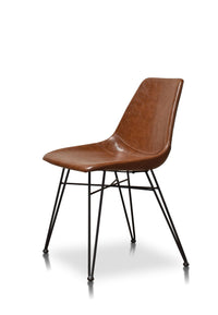 Thumbnail for Odette Dining Chair, Set of 2 Dining Chair Gingko Chestnut Brown 
