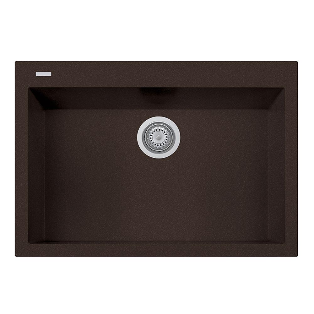 Latoscana Single Basin Drop-In Sink ON7610 Kitchen Sink Latoscana Brown 