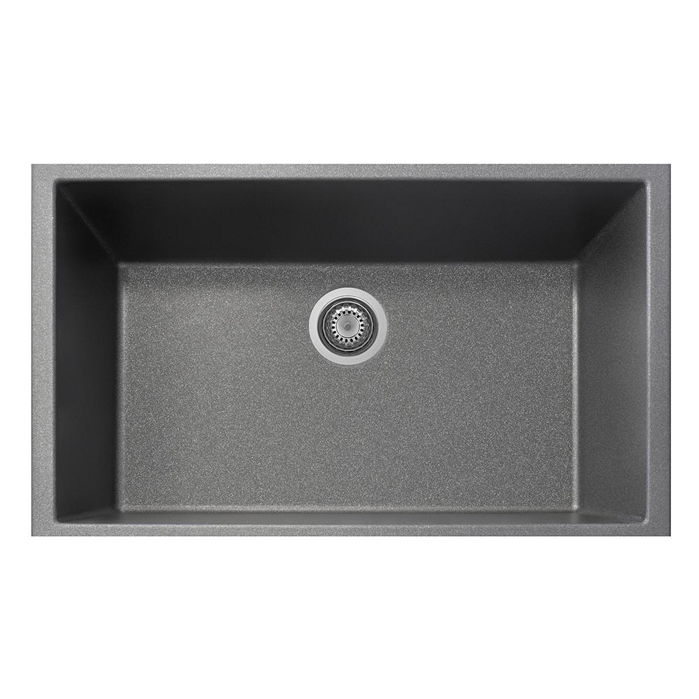 Latoscana Plados Sink Contemporary Styling ON8410ST Kitchen Sink Latoscana Titanium 