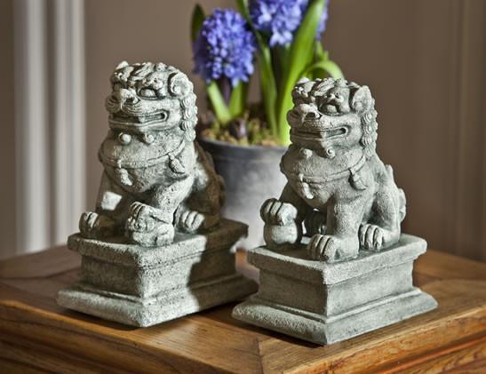 Small Temple Foo Dog Left Statuary Statuary Campania International 