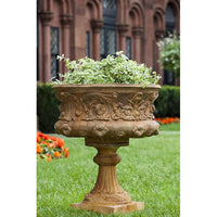 Thumbnail for Campania International Cast Stone Smithsonian Morning GloryUrn (2pc) Urn/Planter Campania International 