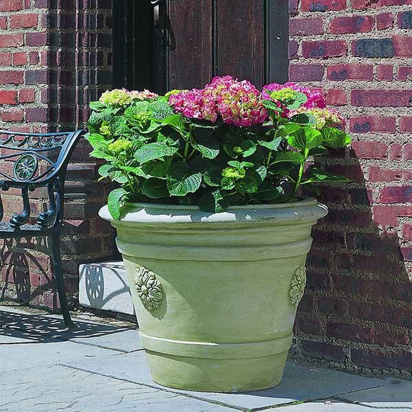 Campania International Cast Stone Certosa Medallion Planter Urn/Planter Campania International 