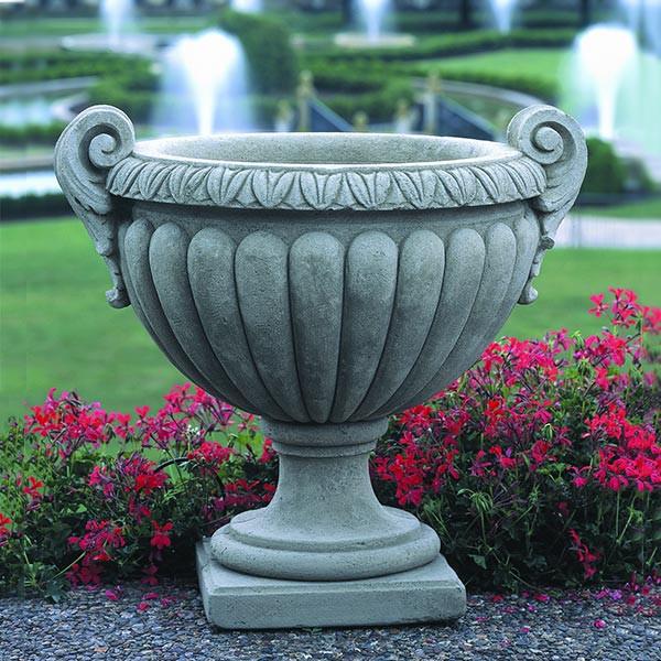 Campania International Cast Stone Longwood Volute Urn Urn/Planter Campania International 