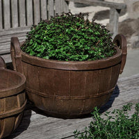 Thumbnail for Campania International Cast Stone Apple Basket Planter, Large Urn/Planter Campania International 