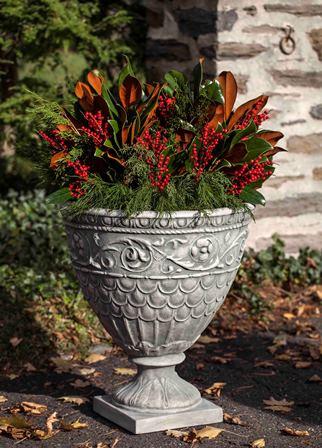 Campania International Cast Stone Valadier Urn Urn/Planter Campania International 