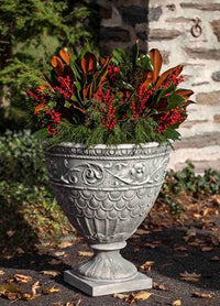 Thumbnail for Campania International Cast Stone Valadier Urn Urn/Planter Campania International 