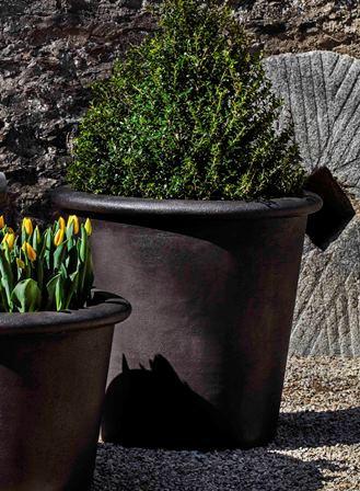 Campania International Cast Stone Palo Alto Tall Planter Urn/Planter Campania International 
