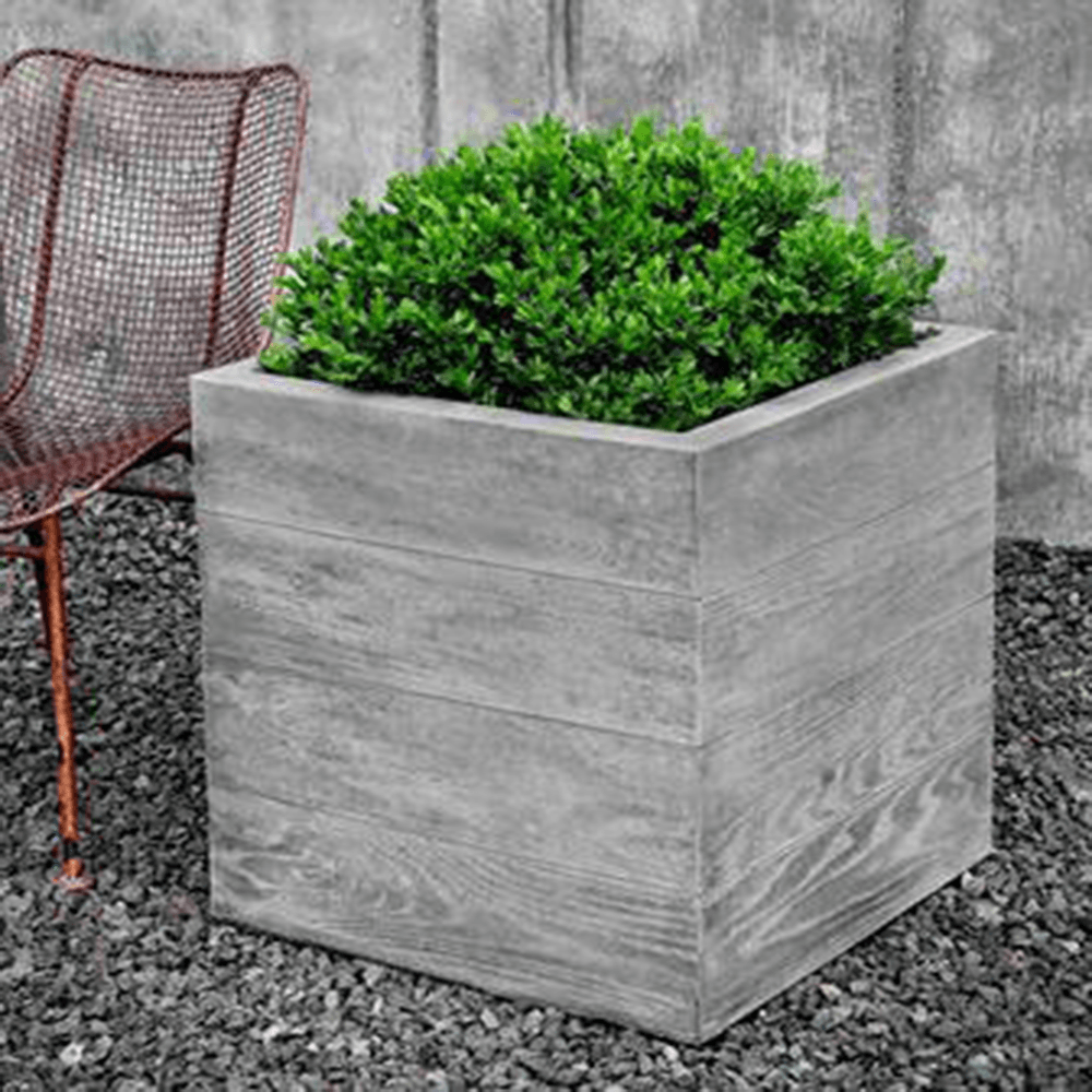 Campania International Cast Stone Chênes Brut Large Box Planter Urn/Planter Campania International 