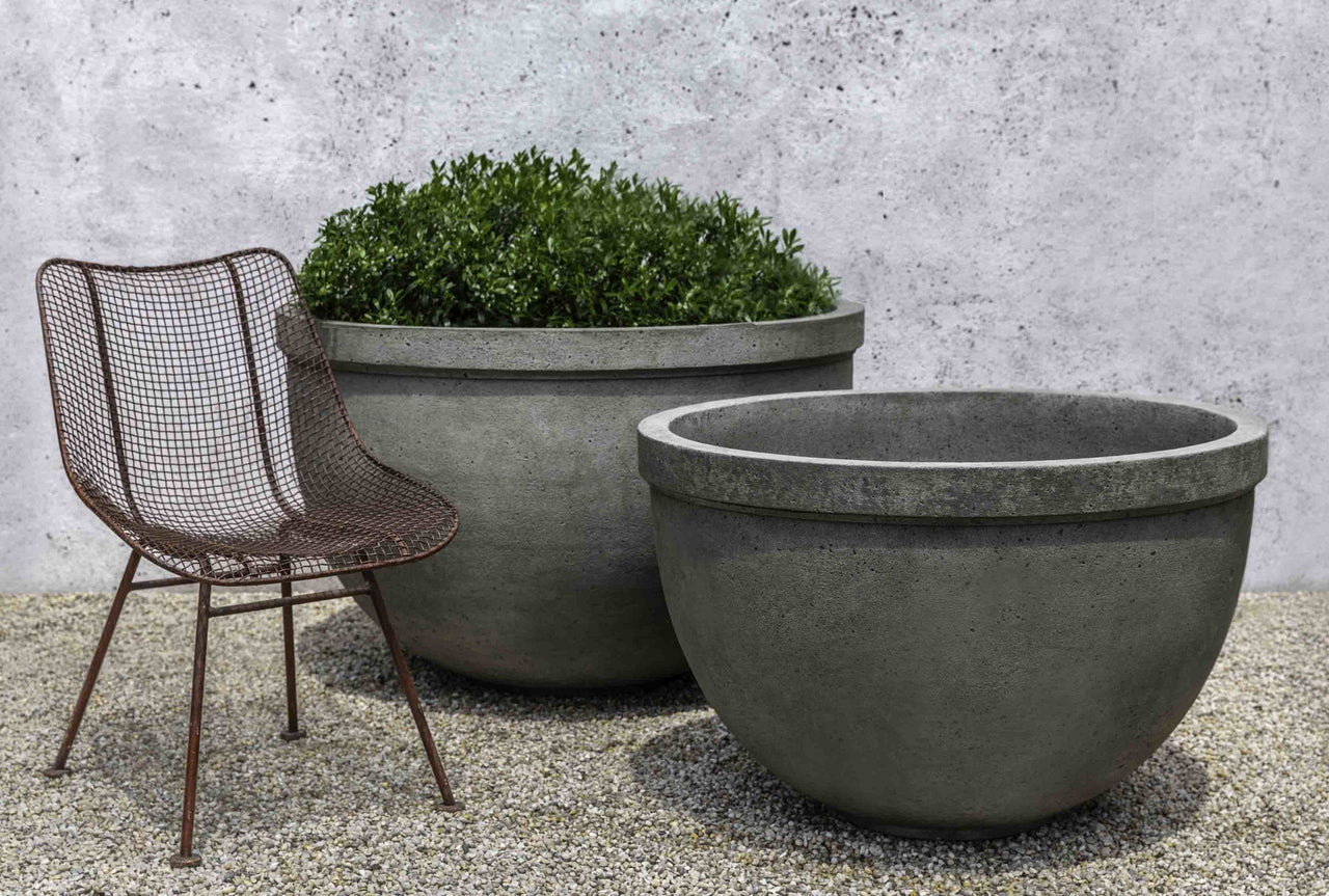 Campania International Huntington Bowl Planter Urn/Planter Campania International 