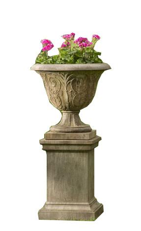 Campania International Cast Stone Greenwich Pedestal Urn/Planter Campania International 