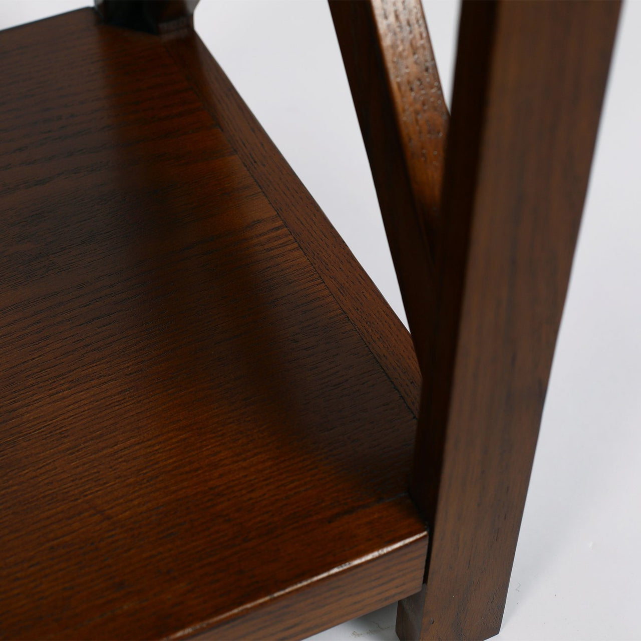 Agatha 15" Square Italian Carrara White Marble Side Table with Color Solid Wood Legs Writing Desk The Bianco Collection 