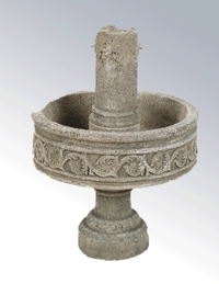 Thumbnail for Pompeii Column Cast Stone Outdoor Garden Fountains Fountain Tuscan 
