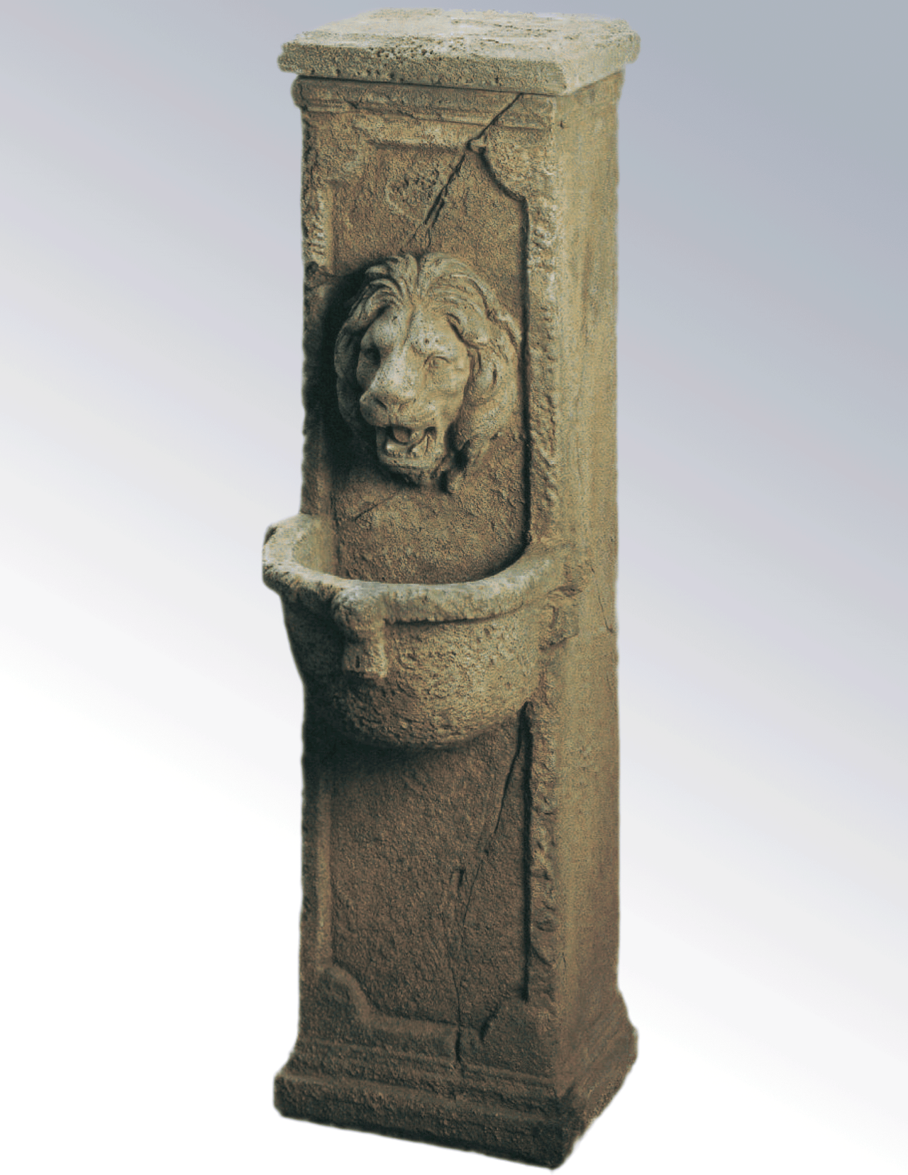 Ponte Vecchio Cast Stone Outdoor Garden Fountains With Spout Fountain Tuscan 