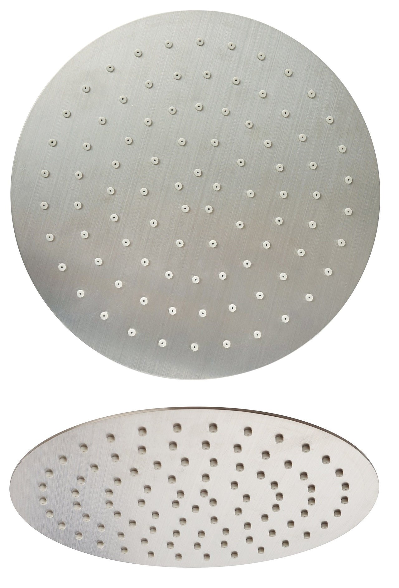 Latoscana RDPW75908 Anti-Limestone Ultra-Thin Shower Head In Stainless Steel Brushed Nickel Shower Head Latoscana 