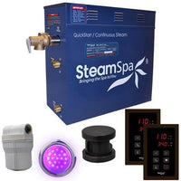 Thumbnail for SteamSpa Royal 6 KW QuickStart Acu-Steam Bath Generator Package in Oil Rubbed Bronze Steam Generators SteamSpa 