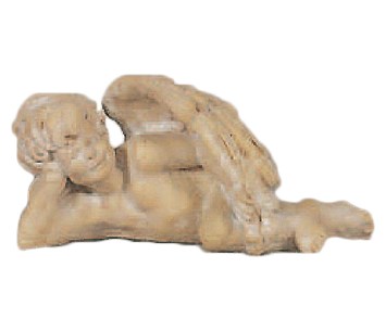 Resting Angel Cast Stone Outdoor Asian Collection Statues Tuscan 