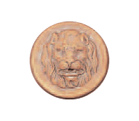 Thumbnail for Round Lion Head Cast Stone Outdoor Asian Collection Wall Ornament Tuscan 